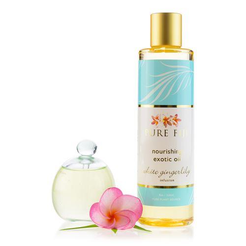 Pure Fiji White Gingerlily Exotic Bath And Body Oil